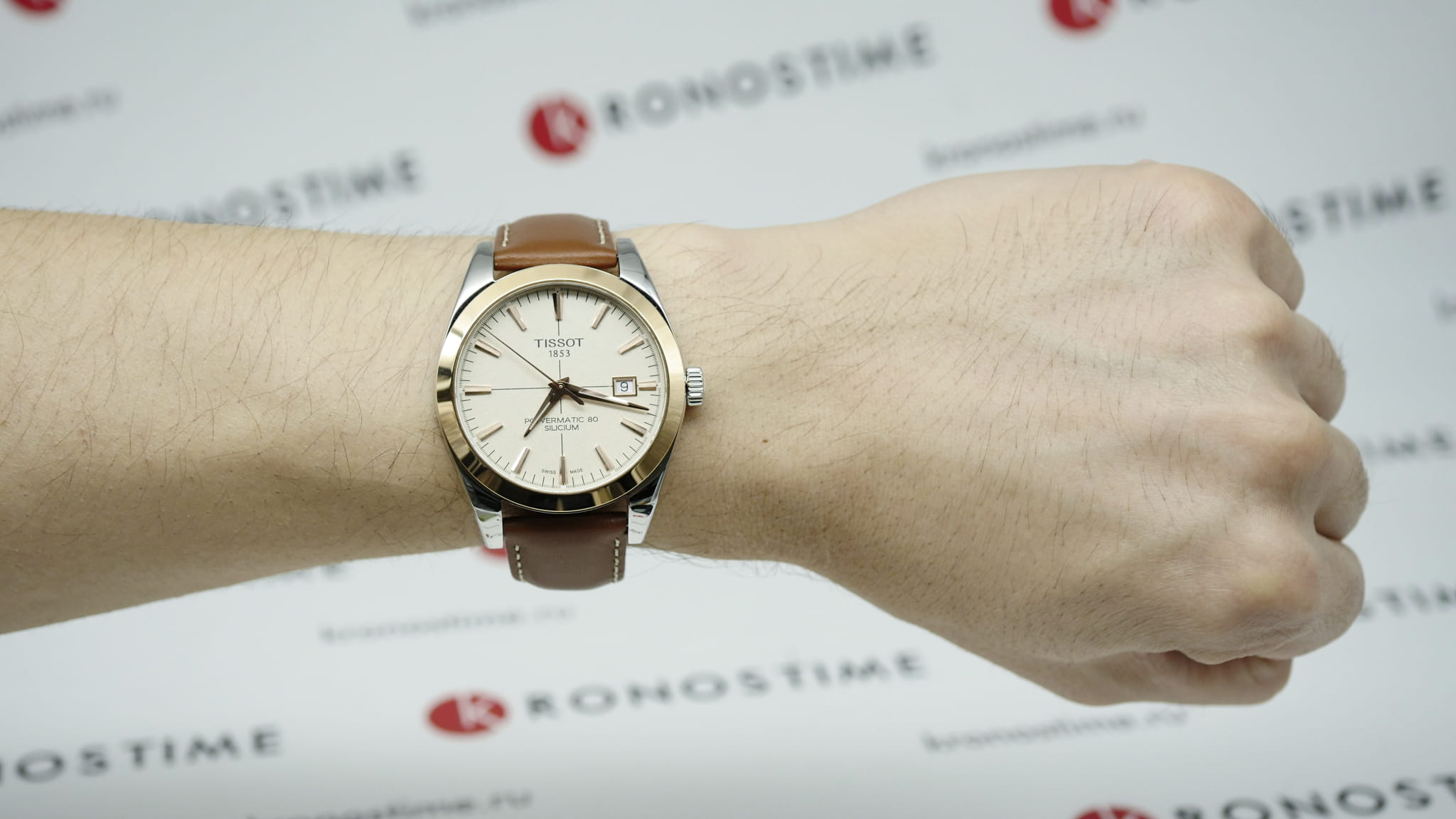 Tissot Tissot Gentleman Powermatic 80 Silicium 18K Gold T927.407.46.261.00 Gentleman - задняя крышка сталь золото металл корпуса, швейцария часы